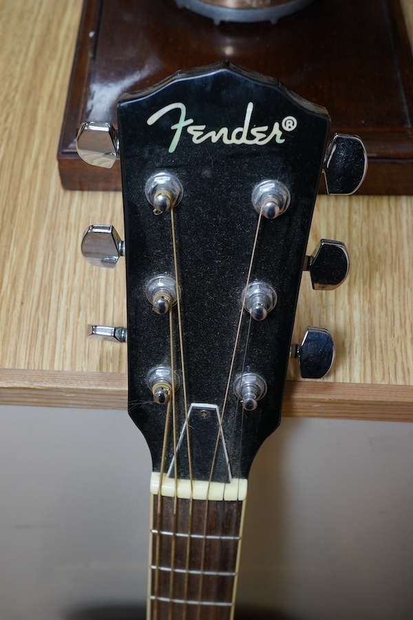 A Fender Resonator acoustic guitar. Condition - good.